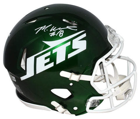 MIKE WILLIAMS AUTOGRAPHED NEW YORK JETS AUTHENTIC SPEED HELMET BECKETT