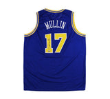 Chris Mullin Signed Golden State Custom Blue Jersey