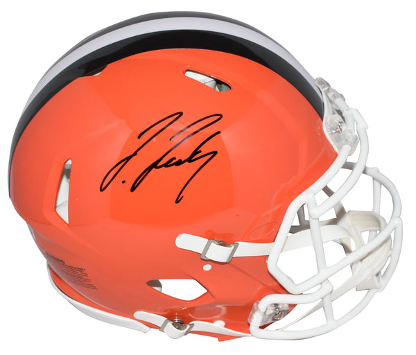 JERRY JEUDY SIGNED CLEVELAND BROWNS AUTHENTIC SPEED HELMET BECKETT