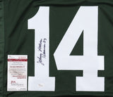 Johnny Lattner Signed Notre Dame Fighting Irish Jersey "Heisman 53" (JSA COA) FB
