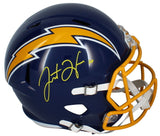 Justin Herbert Autographed Chargers 1974-87 Throwback Full Size Helmet Fanatics