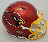 RONDALE MOORE SIGNED ARIZONA CARDINALS FS FLASH SPEED AUTHENTIC HELMET BECKETT