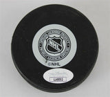 Bryan Trottier Signed New York Islander Logo Puck (JSA COA) 524 Goals 1975-1994