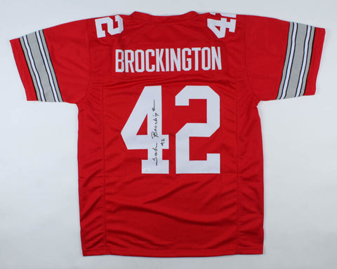 John Brockington Signed Ohio State Buckeyes Jersey (JSA QR Code) Packers R.B.