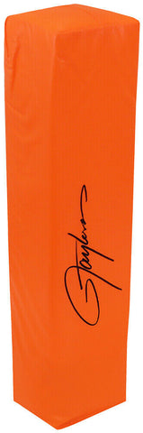 Lawrence Taylor Signed Champro Orange Endzone Football Pylon - (SCHWARTZ COA)