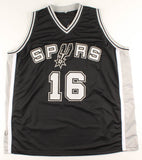 Pau Gasol Signed San Antonio Spurs Jersey (JSA COA) NBA Rookie of the Year 2002