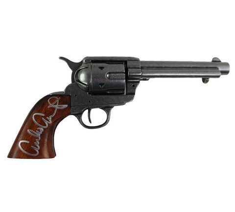 Emilio Estevez Signed Young Guns Denix Replica Old West Frontier Revolver Prop