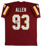 Jonathan Allen Signed Redskins Jersey (Beckett) 1st Round Pick 2017 Draft / Bama