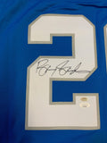 Barry Sanders Autographed Detroit Lions Signed Mitchell & Ness Jersey JSA