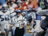 Kenny Easley Signed Seahawks 16x20 Interception vs Broncos Photo W/ HOF- JSA W A