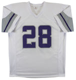 Adrian Peterson Authentic Signed White Alternate Pro Style Jersey BAS Witnessed