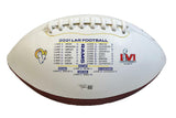 COOPER KUPP Autographed "SB LVI MVP" Rams White Panel Football FANATICS