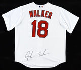 Jordan Walker Signed St. Louis Cardinals Jersey (Beckett) 2020 1st Rnd Draft Pck