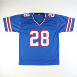 James Cook Signed Bills Jersey (Beckett) Buffalo 2022 2nd Rnd Pk / Univ. Georgia