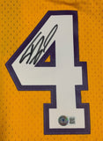 Shaquille O'Neal Autographed Los Angeles Lakers Mitchell & Ness Jersey Beckett G