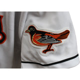 Cal Ripken Signed Baltimore Orioles White Russell sz 48 Jersey Beckett 48394