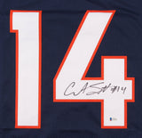 Courtland Sutton Signed Denver Broncos Jersey (Beckett) 2018 Rookie Receiver