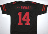 Ricky Pearsall Autographed Black Pro Style Jersey - Beckett W Hologram *Black