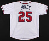 Andruw Jones Signed Atlanta Braves White Jersey (JSA COA) 10xGold Glove Winner