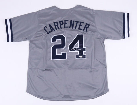 Matt Carpenter Signed New York Yankees Gray Road Jersey (JSA) N.Y. 3rd Baseman