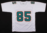 Mark "Super" Duper Signed Miami Dolphins Jersey PSA /3xPro Bowl(1983,1984,1986)