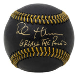 Rob Thomson Signed Philadelphia Phillies Black MLB Baseball Grease The Poles JSA