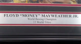 FLOYD MAYWEATHER JR. AUTOGRAPHED FRAMED 16X20 PHOTO BECKETT BAS STOCK #162399