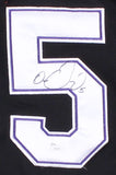 Carlos Gonzalez Signed Rockies Majestic MLB Jersey (JSA Hologram) 3xAll-Star OF