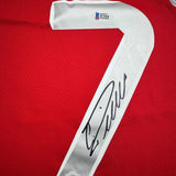 Autographed/Signed Cristiano Ronaldo Manchester United Red Soccer Jersey BAS COA