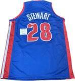 Isaiah Stewart signed jersey PSA/DNA Detroit Pistons Autographed