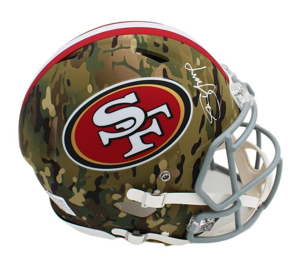 Steve Young Signed San Francisco 49ers Speed Authentic Camo NFL Helmet