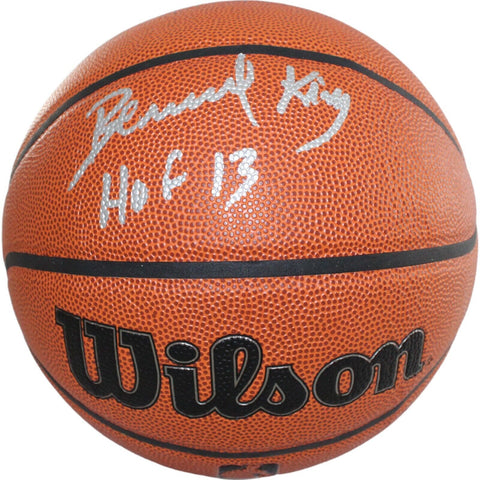 Bernard King Autographed/Signed New York Knicks Basketball Beckett 44408