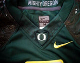 OREGON DUCKS MARCUS MARIOTA AUTOGRAPHED GREEN NIKE JERSEY SIZE M MM HOLO 89856