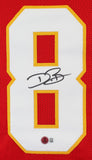 Dwayne Bowe Authentic Signed Red Pro Style Jersey Autographed BAS Witnessed