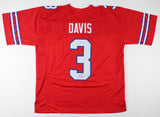 Gabriel Davis Signed Buffalo Bill Jersey (PSA COA) 2020 Draft Pck / His Rookie #