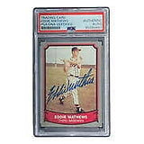 Eddie Mathews Signed 1989 Pacific #116 Milwaukee Braves Trading Card PSA/DNA