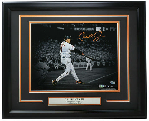 Cal Ripken Jr. Signed Framed Baltimore Orioles 11x14 Photo Fanatics