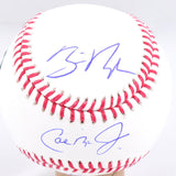 Cal Ripken Jr Billy Ripken Signed Rawlings OML Baseball - Fanatics BAW Holo