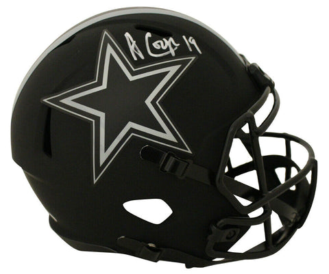 Amari Cooper Autographed/Signed Dallas Cowboys Eclipse Helmet JSA 28003