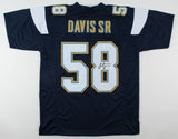 Thomas Davis Sr. Signed Los Angeles Chargers Jersey (JSA COA) 3xPro Bowl L.B