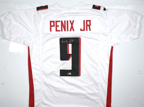 Michael Penix Jr. Autographed White Pro Style Jersey - Beckett W Hologram