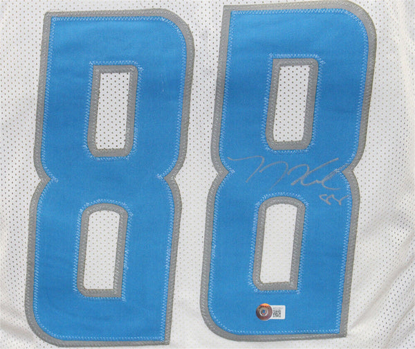 TJ Hockenson Autographed/Signed Pro Style Blue XL Jersey Beckett BAS –  Denver Autographs