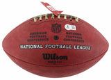 Browns Nick Chubb Signed Wilson "The Duke" Team Showcase Football W/ Case BAS W