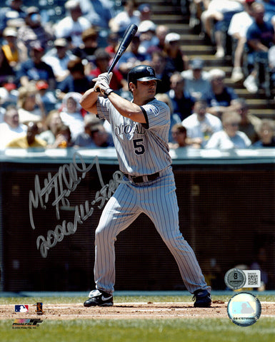 Matt Holliday Signed Colorado Rockies 8x10 Photo 2006 All Star BAS 45203