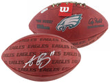 Eagles A.J. Brown Signed Wilson "The Duke" Team Showcase Football BAS #2W058272