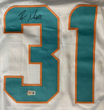 Raheem Mostert Signed Miami Dolphins Jersey (Beckett) 2023 NFL Rushing TD's Ldr.