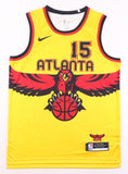 Clint Capela Signed Atlanta Hawks Nike Jersey (JSA COA) 1st Round Pck 2014 Draft