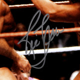 RIC FLAIR AUTOGRAPHED SIGNED 11X14 PHOTO VS. HULK HOGAN JSA STOCK #203603