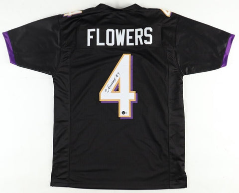 Zay Flowers Signed Baltimore Ravens Jersey (Beckett) Ex-Boston College Eagle W.R