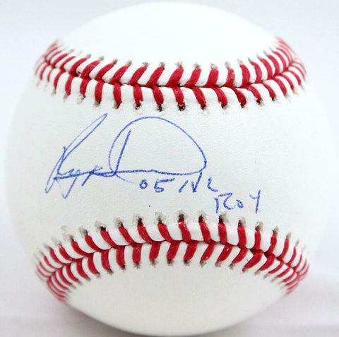 Ryan Howard Autographed Rawlings OML Baseball w/05 NL ROY-JSA W *Blue